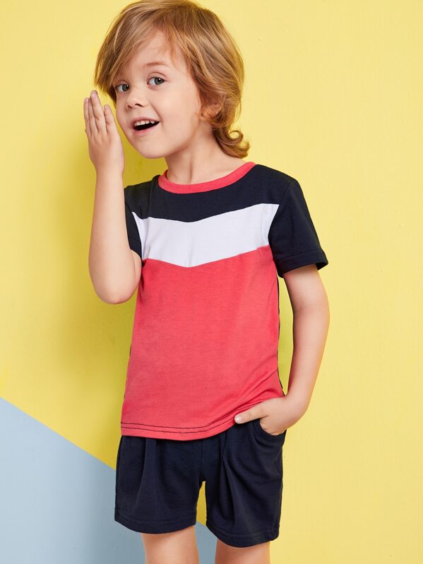 

Контрастная футболка для мальчиков, Alex B