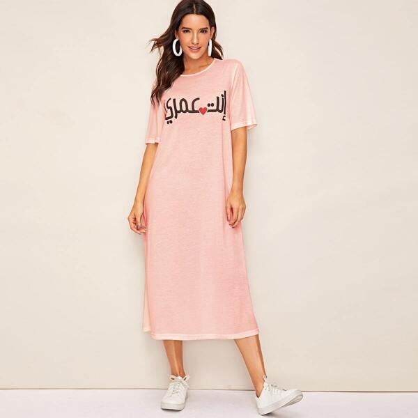 

Mixed Print Night Dress