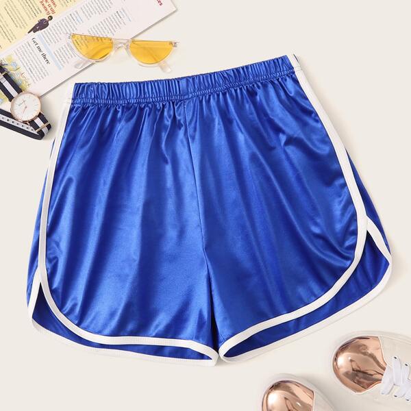 

Contrast Binding Dolphin Shorts