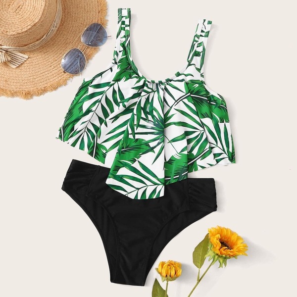 

Tropical Hanky Hem Bikini Set