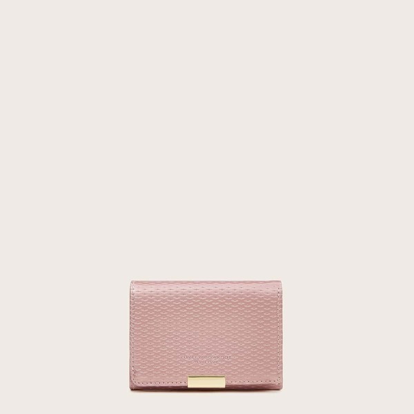 

Texture Embossed Fold Over Wallet