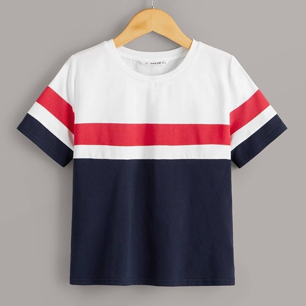 

Boys Short Sleeve Colorblock Tee