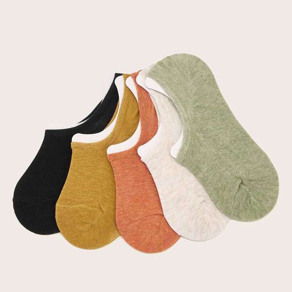 

Solid Invisible Socks 5pairs