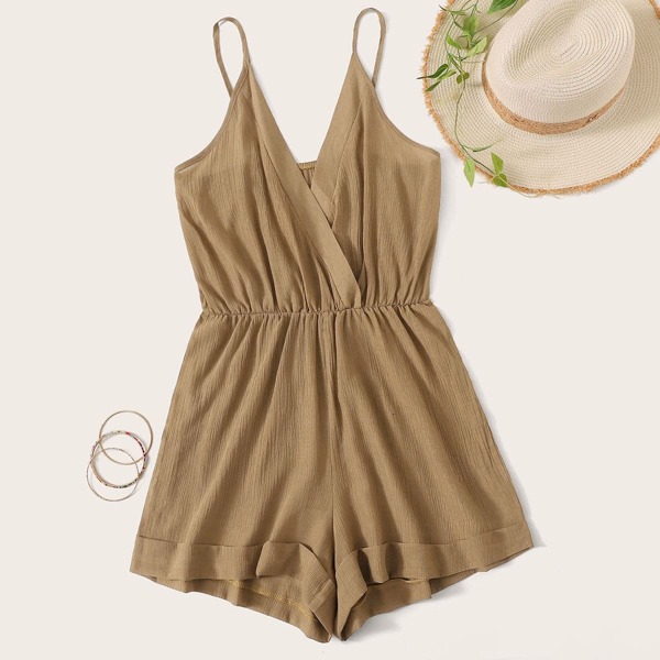 

Surplice Front Cami Playsuit