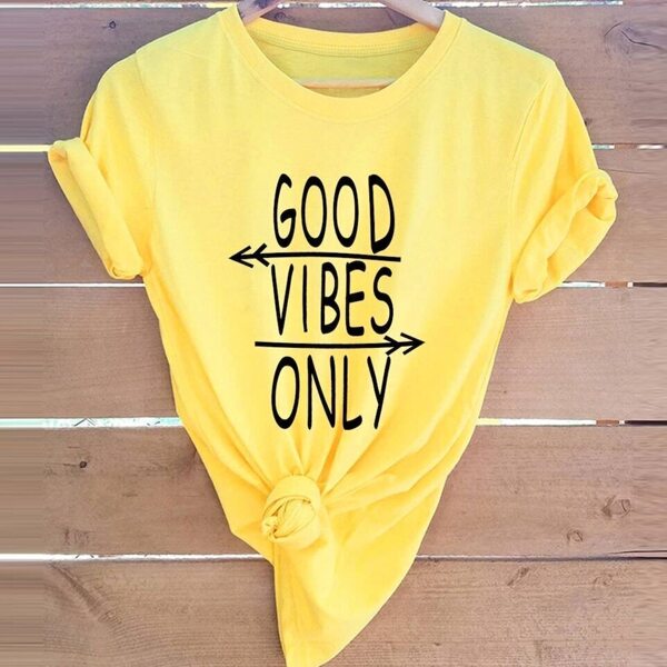 

Plus Letter Graphic Tee, Yellow