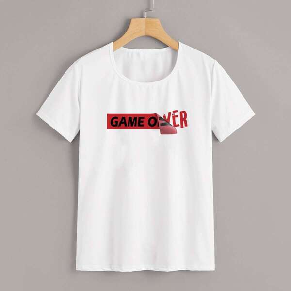 

Letter Print Tee