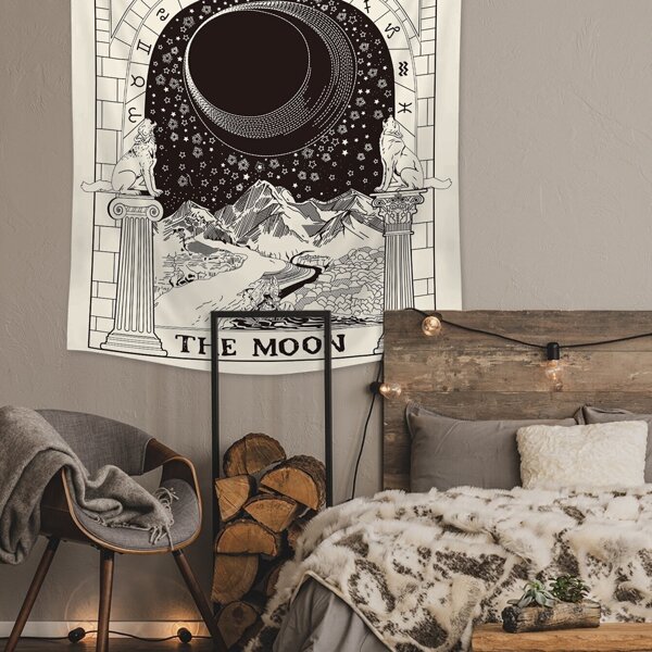 

Moon & Hill Print Tapestry