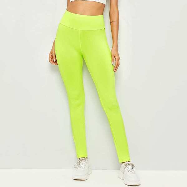 

Neon Lime Criss-cross Leggings