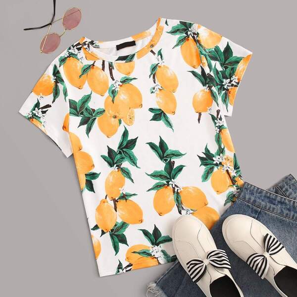 

Lemon Print Tee