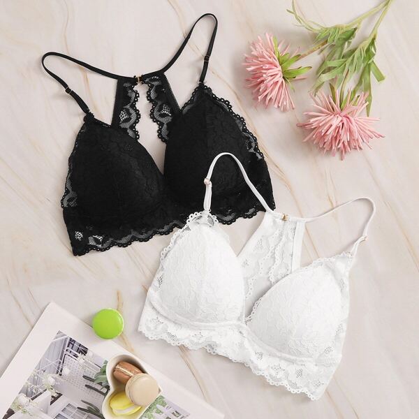 

Floral Lace Bra Set 2pack