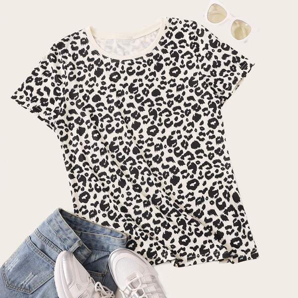 

Leopard Print Tee