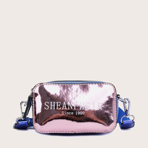 

Girls Letter Print Crossbody Bag