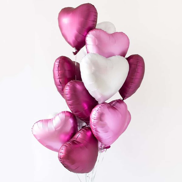 

Heart Shaped Decorative Balloon Set 12pcs
