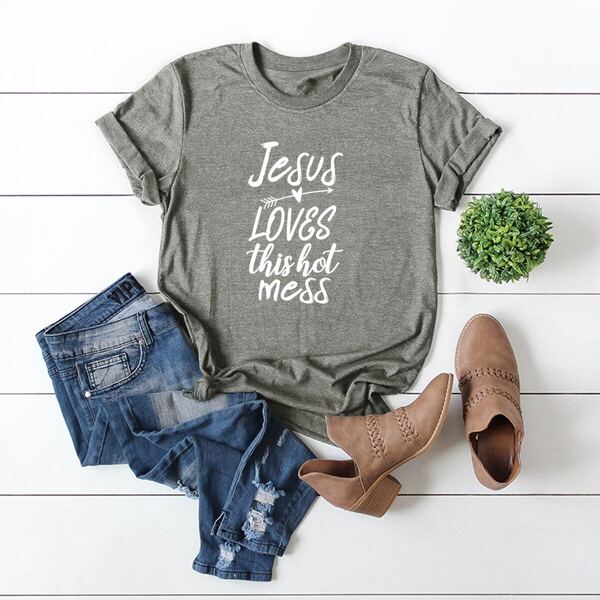 

Letter Print Tee