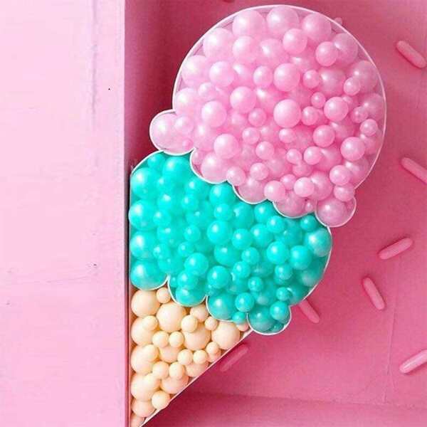 

Ice Cream Shaped Decorative Balloon 90pcs