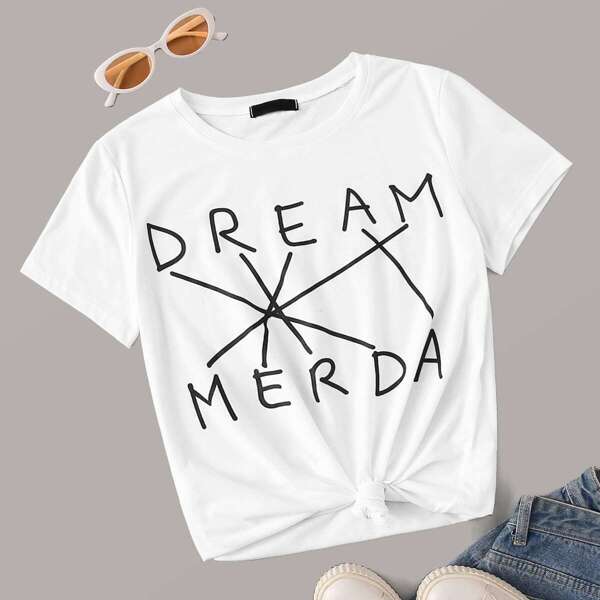 

Letter Print Tee