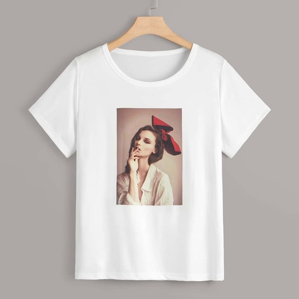 

Plus Figure Print Tee