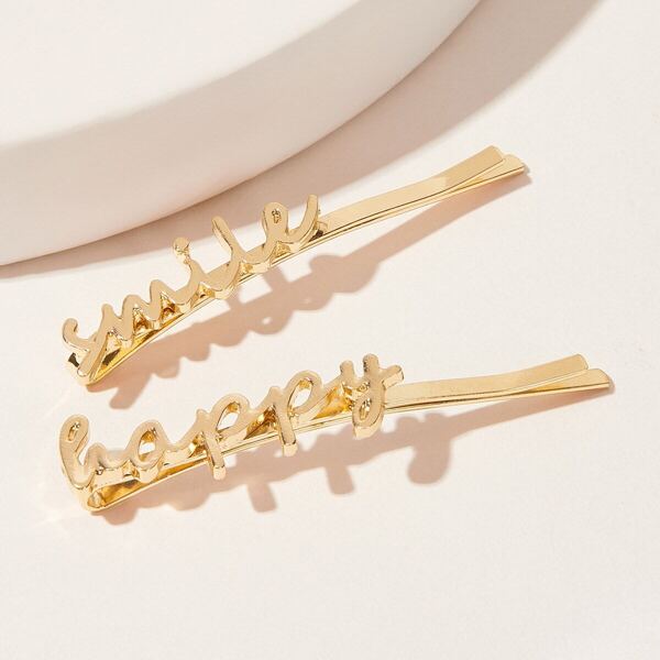 

Letter Shaped Hairpin 2pcs
