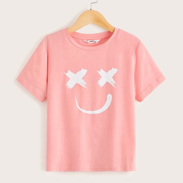 

Boys Smile Print Top