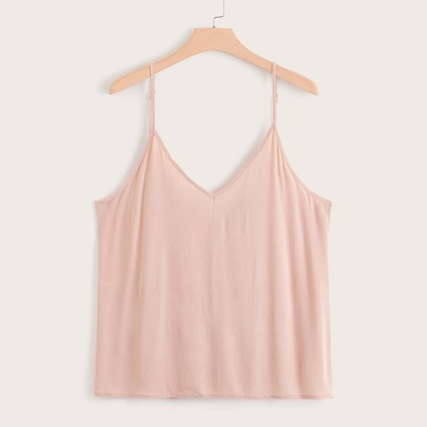 

Plus Double V Neck Cami Top