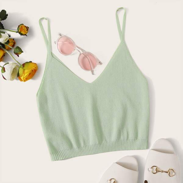 

V-neck Crop Cami Top