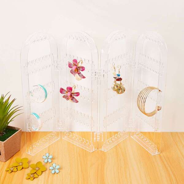 

Clear Acrylic Jewelry Storage Rack