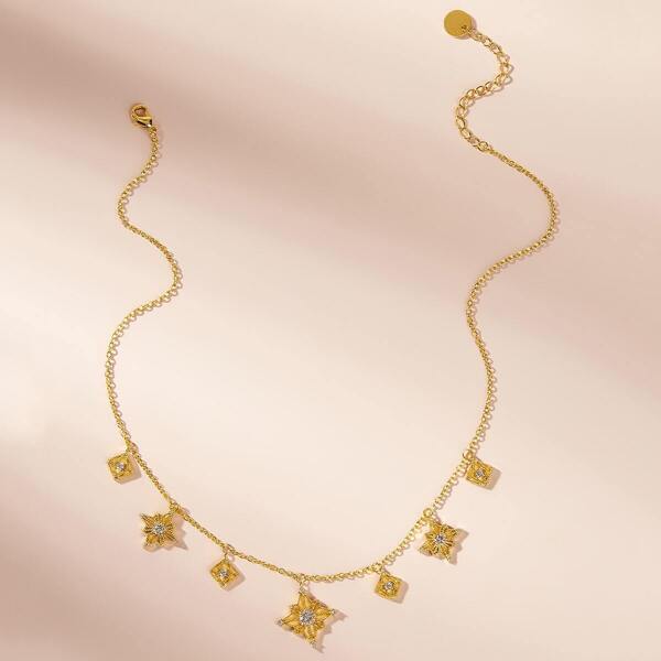 

Star Charm Chain Necklace 1pc