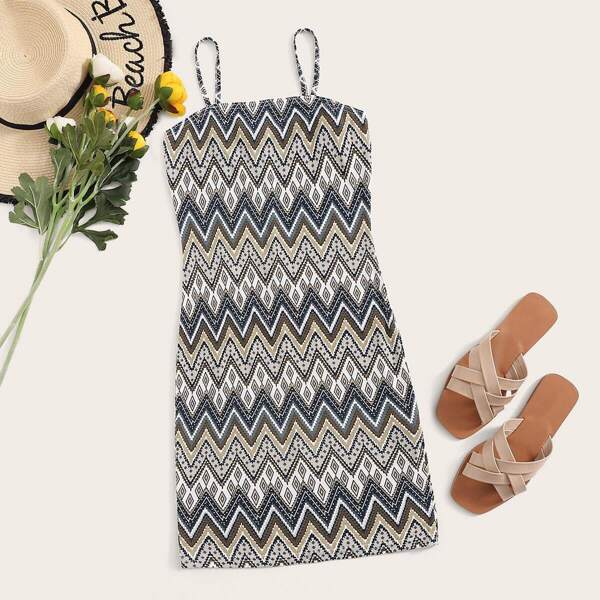 

Tribal Print Slip Dress
