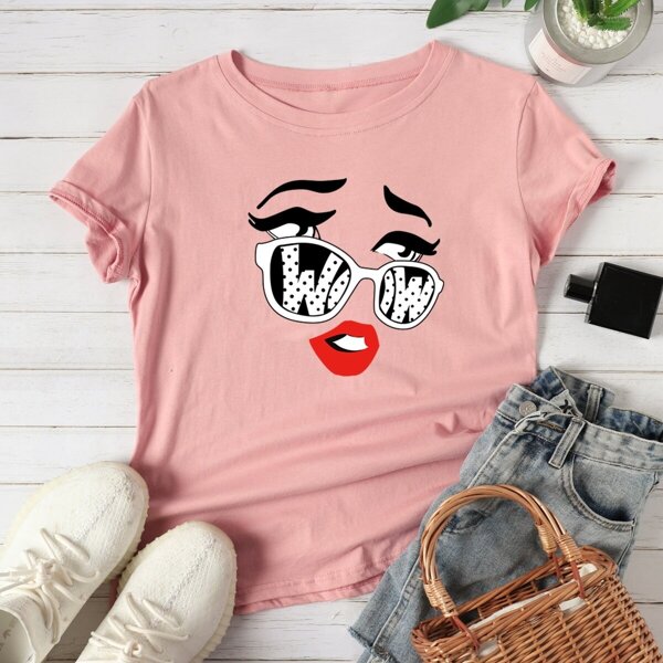 

Figure Print Tee