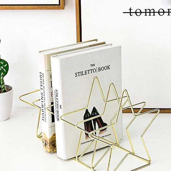 

Star Shaped Desktop Book Storage Rack