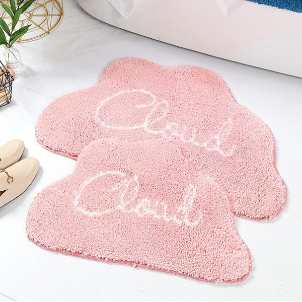 

Double Cloud Shaped Fluffy Floor Mat