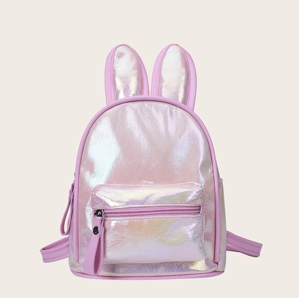 

Girls Rabbit Ear Decor Iridescent Backpack