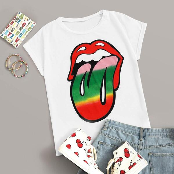 

Lip Print Tee