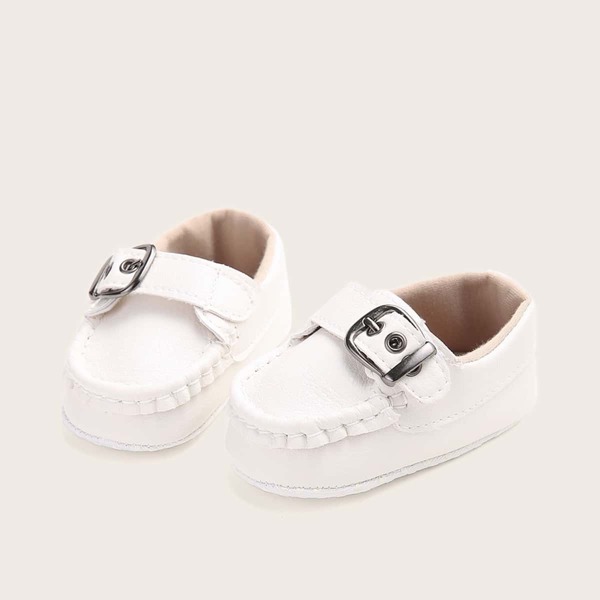 

Детские обувь с пряжкой для мальчиков, Белые