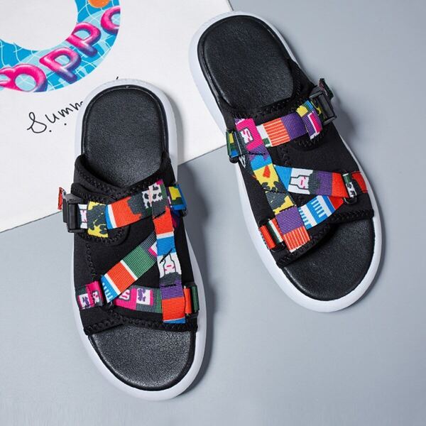 

Men Open Toe Wide Fit Sliders