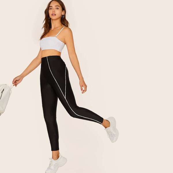 

Contrast Binding Leggings