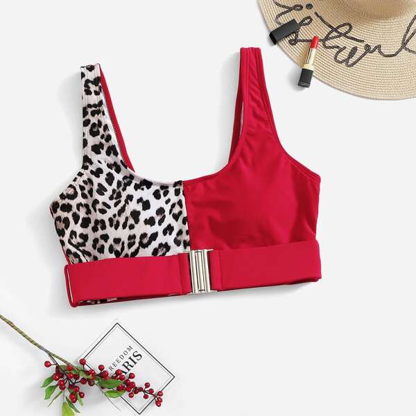 

Leopard Swimming Top