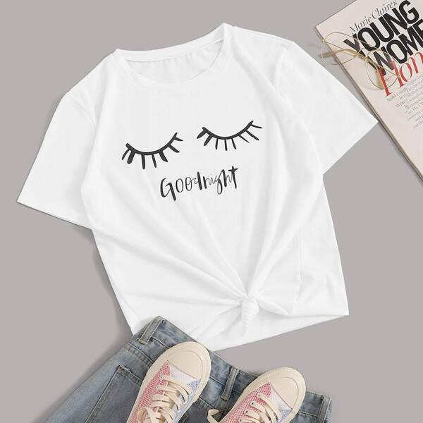 

Letter Print Tee