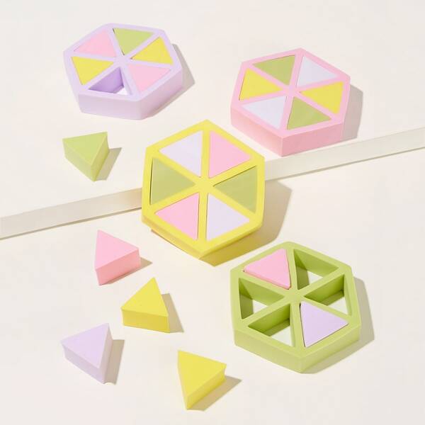 

Random Color Triangle Sponge 24pcs
