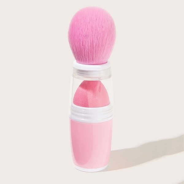 

Portable Blush Brush With Sponge