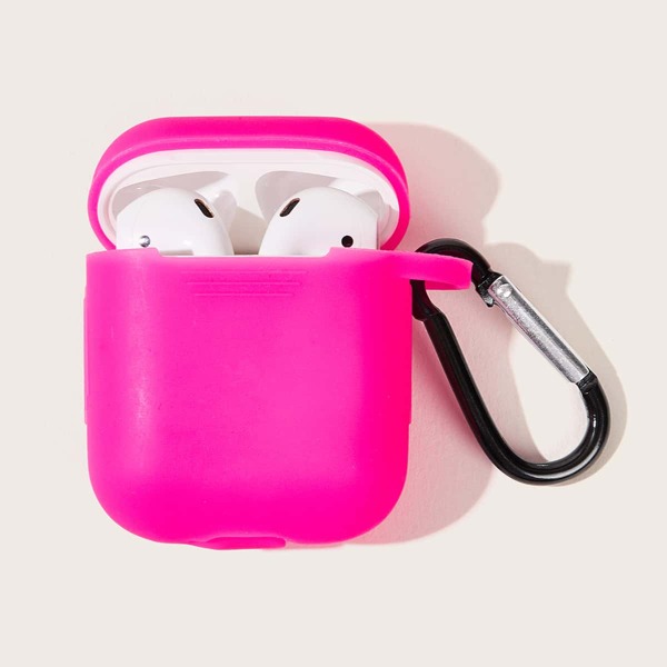 

Apple Airpods Charger Box Protector, Hot pink