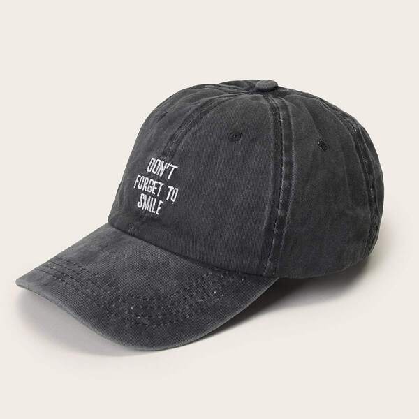 

Letter Embroidery Baseball Cap