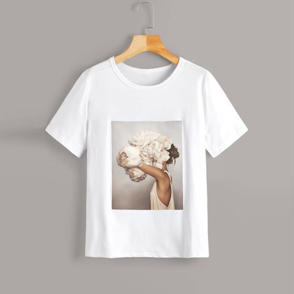 

Plus Figure Print Tee