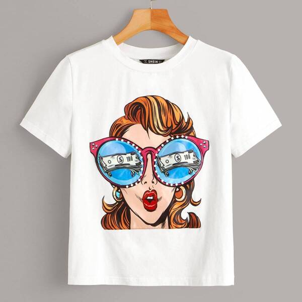 

Figure Print Tee