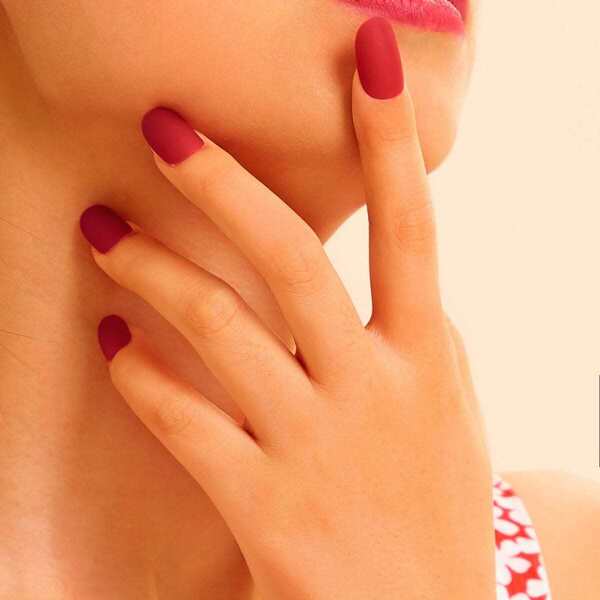 

Matte Round Fake Nail 24pcs & Tape & Nail File