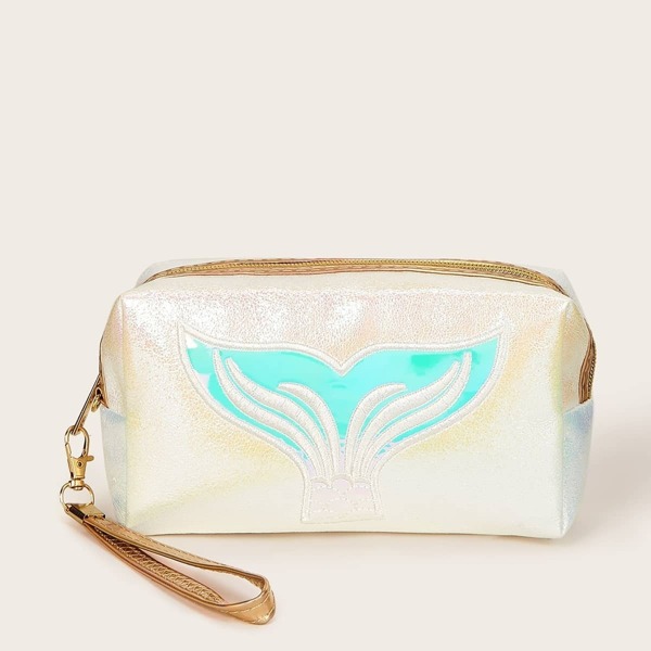 

Mermaid Tail Pattern Makeup Bag