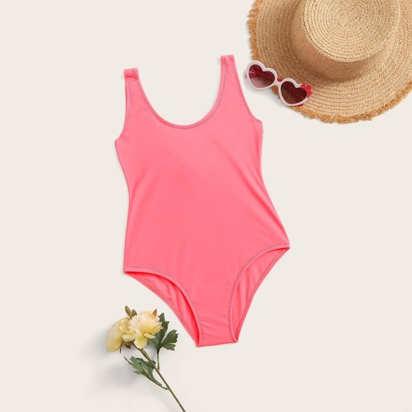 

Girls Bow Back One Piece Swimwear