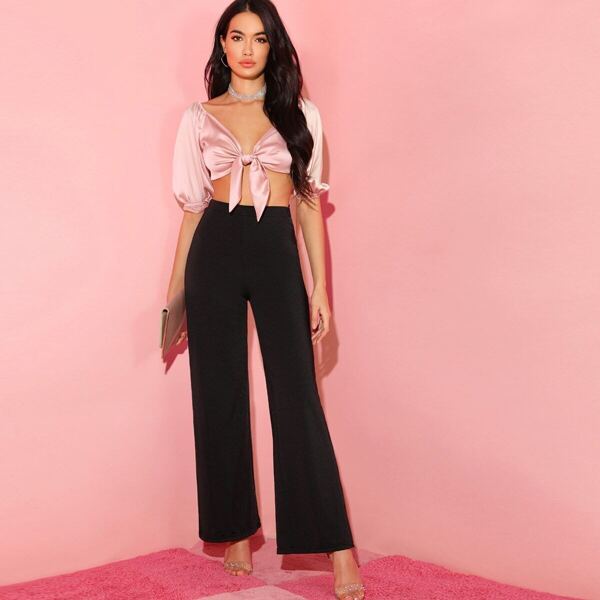 

Glitter Wide Leg Pants