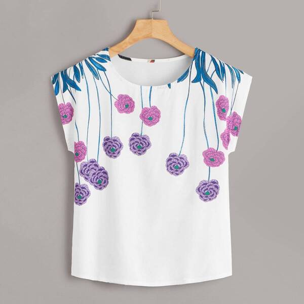 

Floral Print Blouse