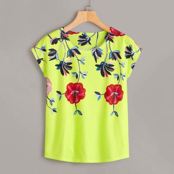 

Floral Print Tee